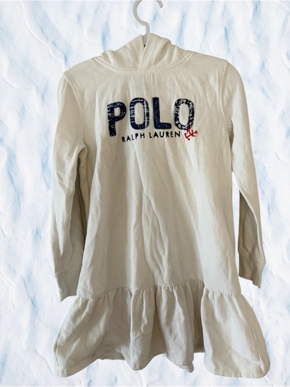 Polo Ralph Lauren hooded sweatshirt dress for girls,